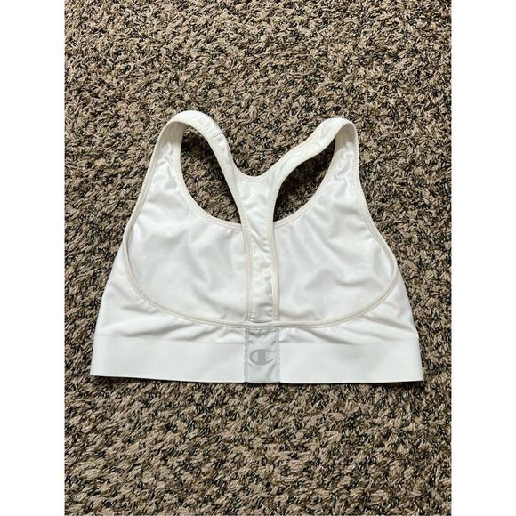 Champion white sports bra women’s size large - Picture 5 of 6